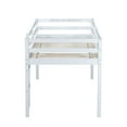 thumbnail image 6 of Noble House Modern Tilda Twin Loft Bed, Solid Rubber Wood Frame with Ladder, Spacious Under for Kids, White, 6 of 9