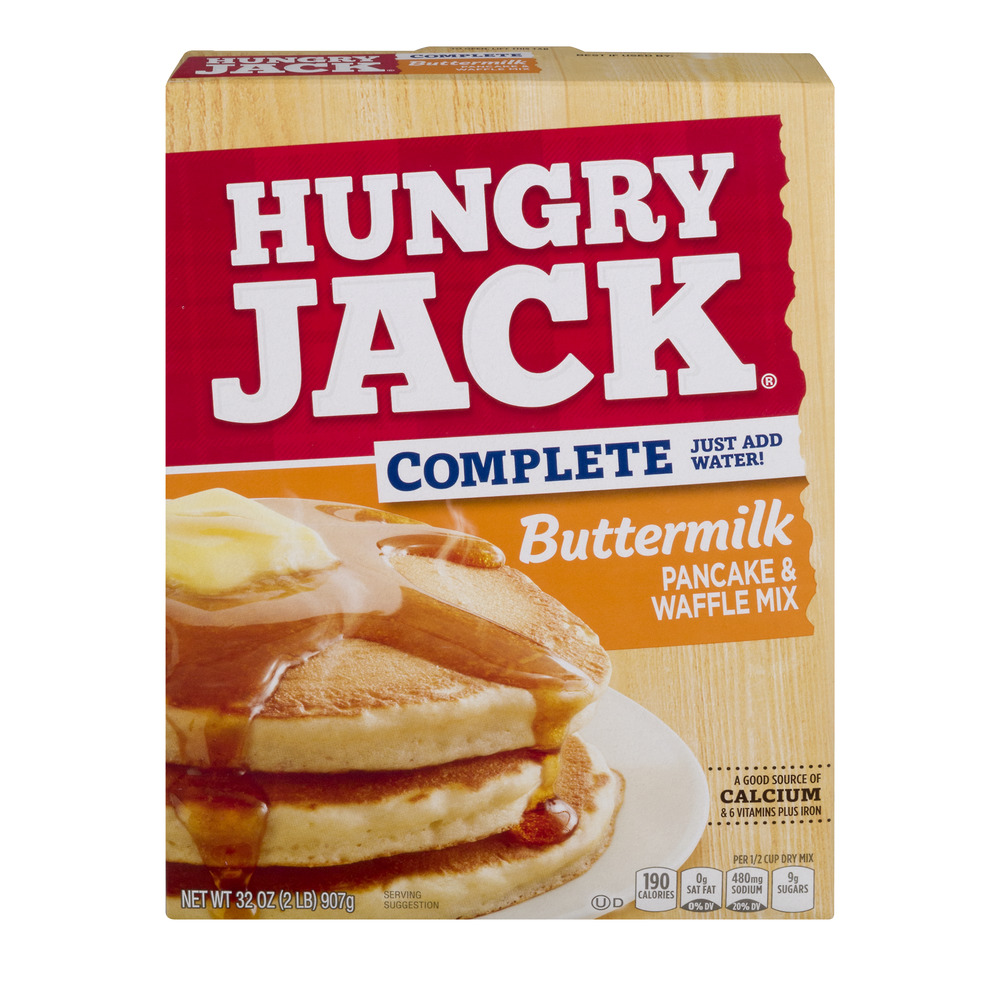 Hungry Jack Pancake & Waffle Mix Buttermilk, 32.0 OZ by Pinnacle Foods Group LLC