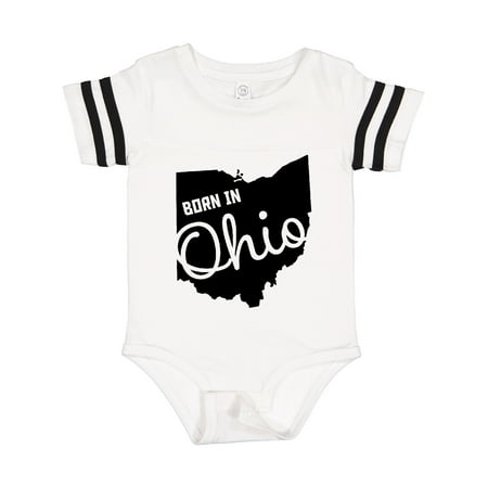 

Inktastic Born in Ohio Gift Baby Boy or Baby Girl Bodysuit
