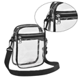 thumbnail image 3 of Clear Messenger Bag for Work & Business Travel for Men & Women, 3 of 5