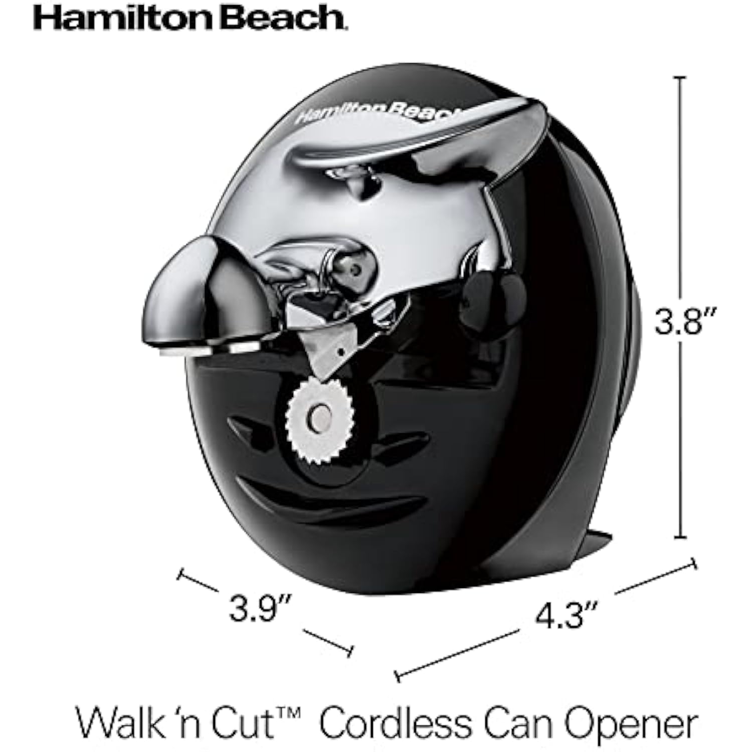 Hamilton Beach Walk 'N Cut Can Opener, BLACK