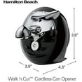 thumbnail image 2 of Hamilton Beach Walk 'N Cut Can Opener, BLACK, 2 of 9