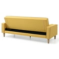 thumbnail image 6 of Glory Furniture Andrews Twill Fabric Upholstered Sleeper Sofa in Yellow, 6 of 6