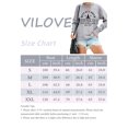 thumbnail image 7 of VILOVE Womens Sweatshirt Witches Brew Graphic Halloween Shirts Fall Long Sleeve Pullover Tops Gray, 7 of 7