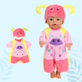 thumbnail image 3 of Gqtwoy 18-Inch Doll Clothes Set - Cute Cartoon Beetles Jumpsuit, Universal Fit for Reincarnation Dolls, Holiday Dress-Up & Gift Accessories, 3 of 6