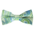 thumbnail image 2 of Green Artisan Paisley Bow Tie, 2 of 2