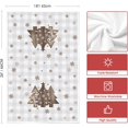 thumbnail image 3 of SOME THING Wood Xmas Tree Christmas Kitchen Towels Dish Towels, 18x26 Inch Holiday Merry and Bright Winter Decoration Hand Towels Set of 2, 3 of 6