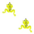 thumbnail image 1 of QualitChoice Appât Factice Surface Leurre Faible Résistance Forte Robustesse Fil d'Acier Baffle Outils de Pêche Bionique Motif Écailles de Poisson Simulé Jaune Fluorescent 2ensemble, 1 of 6