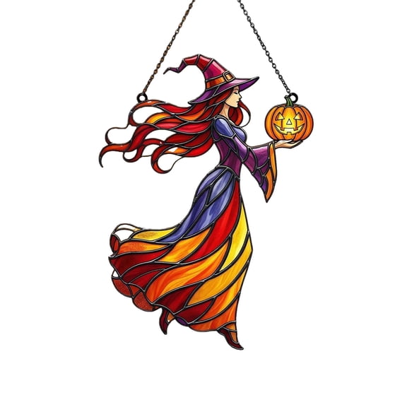 Btomtd Exquisite Fairy Themed Ornaments, Acrylic Flat Tree Pendant for Home, Fairy Hanging Decoration and Decor, Magical Christmas Ornaments for Holiday, B