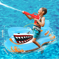 thumbnail image 3 of Pool Floats for Kids, Inflatables Shark Ride-on Water Toys with Watergun Swimming Game Boy Girl 3-12, 3 of 10