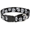 thumbnail image 1 of Buckle-Down "Sugar Skulls" Martingale Dog Collar, 1 of 1