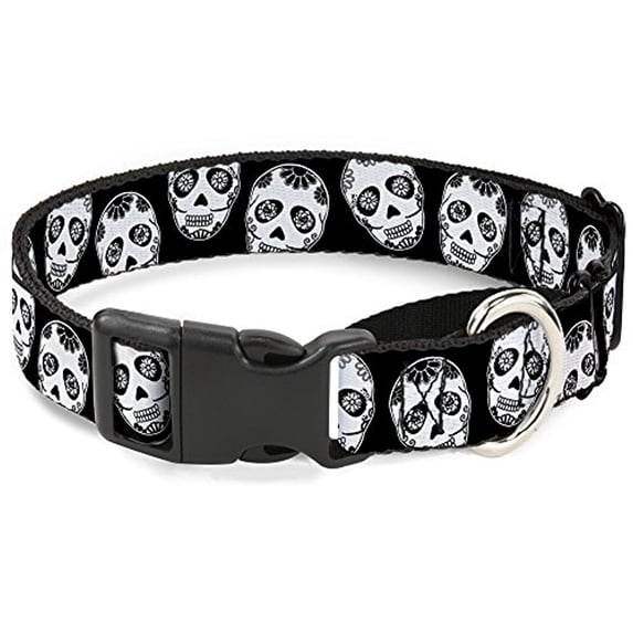 Buckle-Down "Sugar Skulls" Martingale Dog Collar