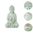 thumbnail image 6 of Miulika Solar Outdoor Garden Statue Light Lamp Buddha Figurine for Courtyard Outside, 6 of 9