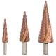 thumbnail image 1 of Brocas Escalonadas VentDepot Acero CobaltBroc 3pzs No.4 al 122032 Café, 1 of 1