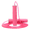 pink, variant on Tangle-Free With Ball Bearing Speed Skipping Rope Cable, Adjustable , With Memory Foam Handles - Light pink