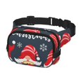 thumbnail image 3 of Hirioo Three Cute Christmas Gnomes for Double Layer Waist Bag Adjustable Fanny Pack For Travel Running Hiking, 3 of 9