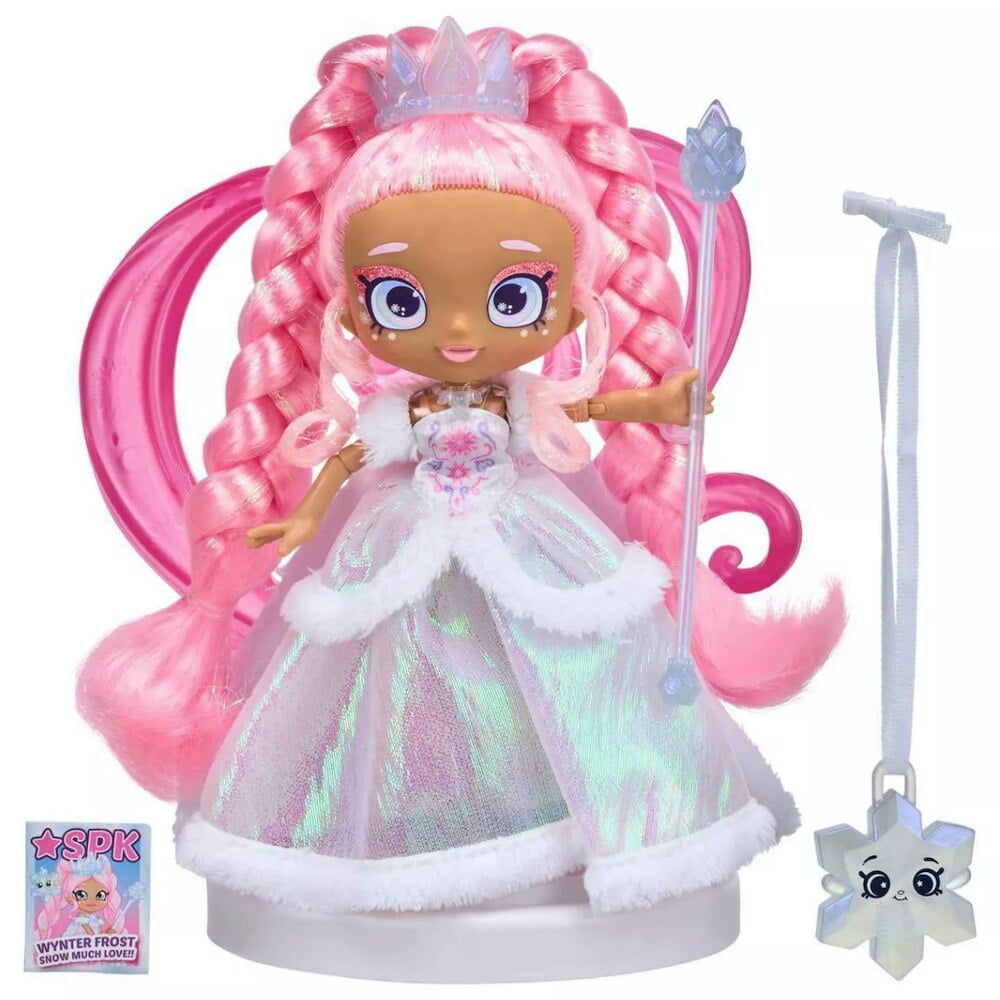 Shopkins Shoppies Wynter Frost Doll Special Edition 2020 Exclusive Stand & Wand