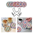 thumbnail image 4 of 6 posavasos con diseño de mandala para pintar, hechos a mano, decorativos. B, 4 of 7