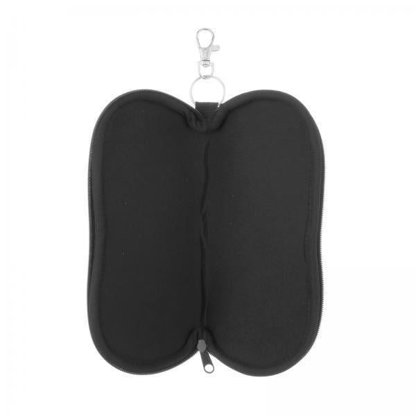 2x Gafas de terre suaves Estuches de gafas con cremallera de neopreno versátiles portátiles ultraligeros Estuche con clip para cinturón Yuyangstore Caja de gafas de sol