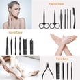 thumbnail image 2 of Hent 18-Piece Manicure & Pedicure Kit, Stainless Steel Nail Grooming Set with Portable Case, Professional Nail Care Tools, 2 of 7