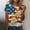 A283 Multicolor, variant on Xdegoge 4th of July Patriotic T Shirt for Women USA American Flag Short Sleeve Crewneck Stars and Stripes Floral Botanical Print Casual Loose Fit Lightweight Summer Tops