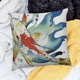 thumbnail image 2 of BANET Black and White Throw Pillow Cushion Cover, Fantasy Theme Mythological Seahorse Pattern Design Print, Decorative Square Accent Pillow Case 24x24in, 2 of 5