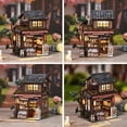thumbnail image 6 of Book Nook Kit - DIY Miniature House Japanese Fan Shop Dollhouse Kit for Adults and Teens, Booknook Tiny House Bookshelf Decor 3D Wooden Puzzle, Gifts for Family, Friends, 6 of 7