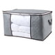 thumbnail image 1 of Caja de almacenamiento plegable Laklulu de 2 piezas, estilo horizontal común gris, 60 x 40 x 35 cm, 1 of 5