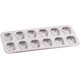 thumbnail image 1 of Molde para pasteles con revestimiento antiadherente y bandeja para hornear gruesa 12 Bandeja para hornear con revestimiento antiadherente grueso; conchas; pastel ; material reciclable - Dimensiones: 40x23x1,7cm JM, 1 of 4