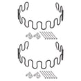 thumbnail image 1 of Unique Bargains 2Pack 21.7' Round Sofa Spring Replacement Kit for Furniture Couch Repair, Black, 1 of 4