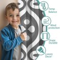 thumbnail image 3 of Blackout Kids Curtains,Geometric Shapes Pattern Childrens Insulated Curtains Set Of 2,Bedroom Essentials,Toddler Room Decor 42x54in(106x137cm), 3 of 4