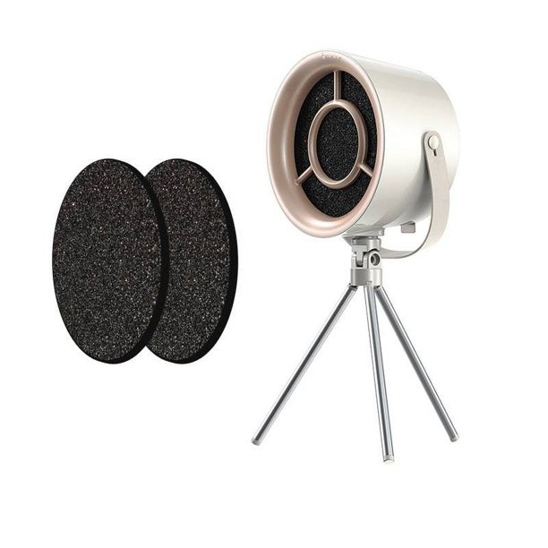 Mini Cocción Cocedera Con Ventilador Rango Portátil (con 10 Filtros) Blanco