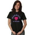 thumbnail image 5 of Mermaid Lovers Cute Seashell Heart Women's Graphic T Shirt Tees Brisco Brands S, 5 of 5