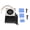 Black, variant on Efficient Active Cooler For RasPi 5, Fast Heat Dissipation  Stable Performance, 4 Pin Connector