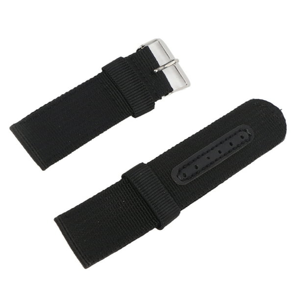 Watch Band, Professional 22mm Flexible Soft Nylon Watch Strap Black For  Women For Office Work 