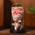 thumbnail image 1 of Rosa Eterna con Luz LED, Rosa Artificial en Cúpula de Cristal Elegante, Regalo Romántico para Novia, Esposa, Mamá en San Valentín, Aniversario, Día de la Madre y Cumpleaños, 1 of 4