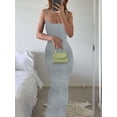 thumbnail image 4 of ORUYROP Robe Maxi Moulante pour Femmes Aguichant à Bretelles Spaghetti Sans Manches Moulante Longue 2023, 4 of 7