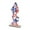 C, variant on Patriotic Welcome Sign For Home Decor Wooden American Flag Themed Standing Decoration For Indoor Outdoor Use