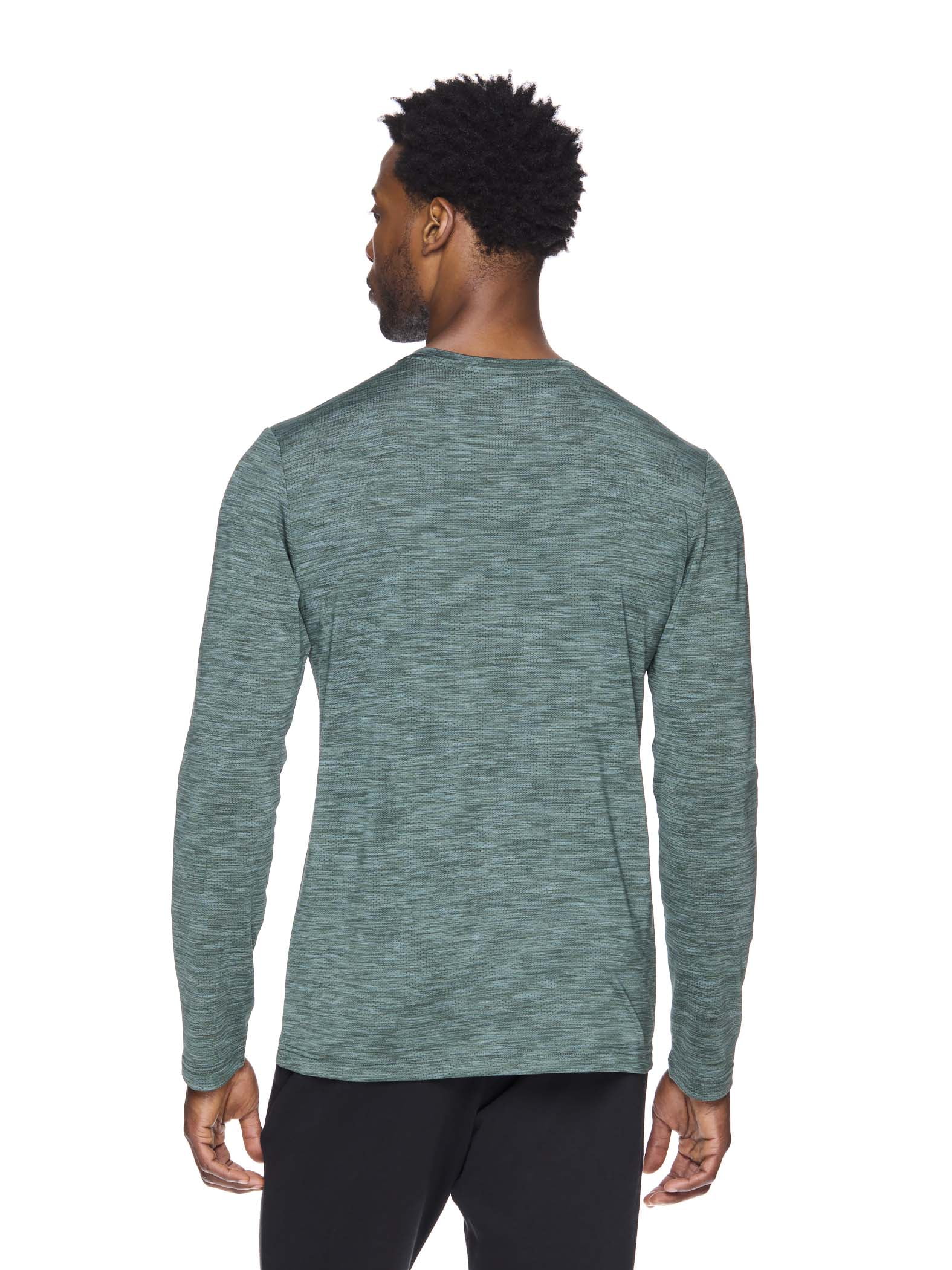 Reebok Mens and Big Mens Stride Performance Long Sleeve Shirt, Sizes XS-5XL