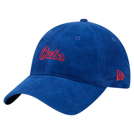 Women's New Era Royal Chicago Cubs Corduroy 9TWENTY Adjustable Hat