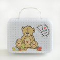 thumbnail image 2 of GROWTH TANK Fashion Metal Box Suitcase Decorative Storage Box Container Floral Decor Christmas Party Gift, 2 of 9