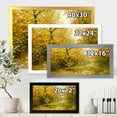 thumbnail image 4 of Designart 'Rain Water On Road In Yellow Woodlands' Country Framed Art Print, 4 of 4