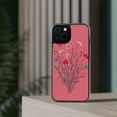 thumbnail image 3 of DistinctInk Clear Hybrid Case for Apple iPhone 13 (6.1" Screen) - Blossoming Beauty: Animated Delicate Spring Flowers - Shockproof Protection, 3 of 8