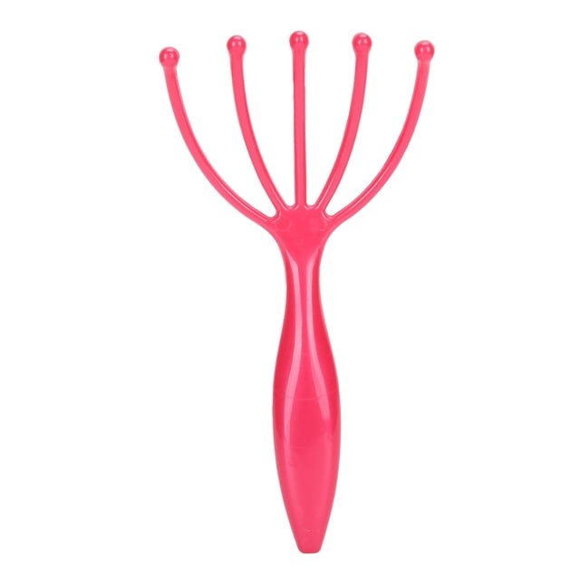 Masajeador de cabeza portátil para el cuero cabelludo con garra de masaje para aliviar el estrés y estimular los puntos de acupuntura.