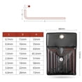 thumbnail image 3 of Lefu High Hardness Eight-piece Set Hex Key Wrench Hand Tool Parts Precision Components 33-73mm 8pcs/set Alloy Steel, 3 of 10