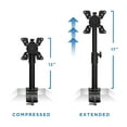 thumbnail image 4 of Mount-It! Height Adjustable Single Monitor Desk Mount for 13"-30" ' Screens MI-706, 4 of 4
