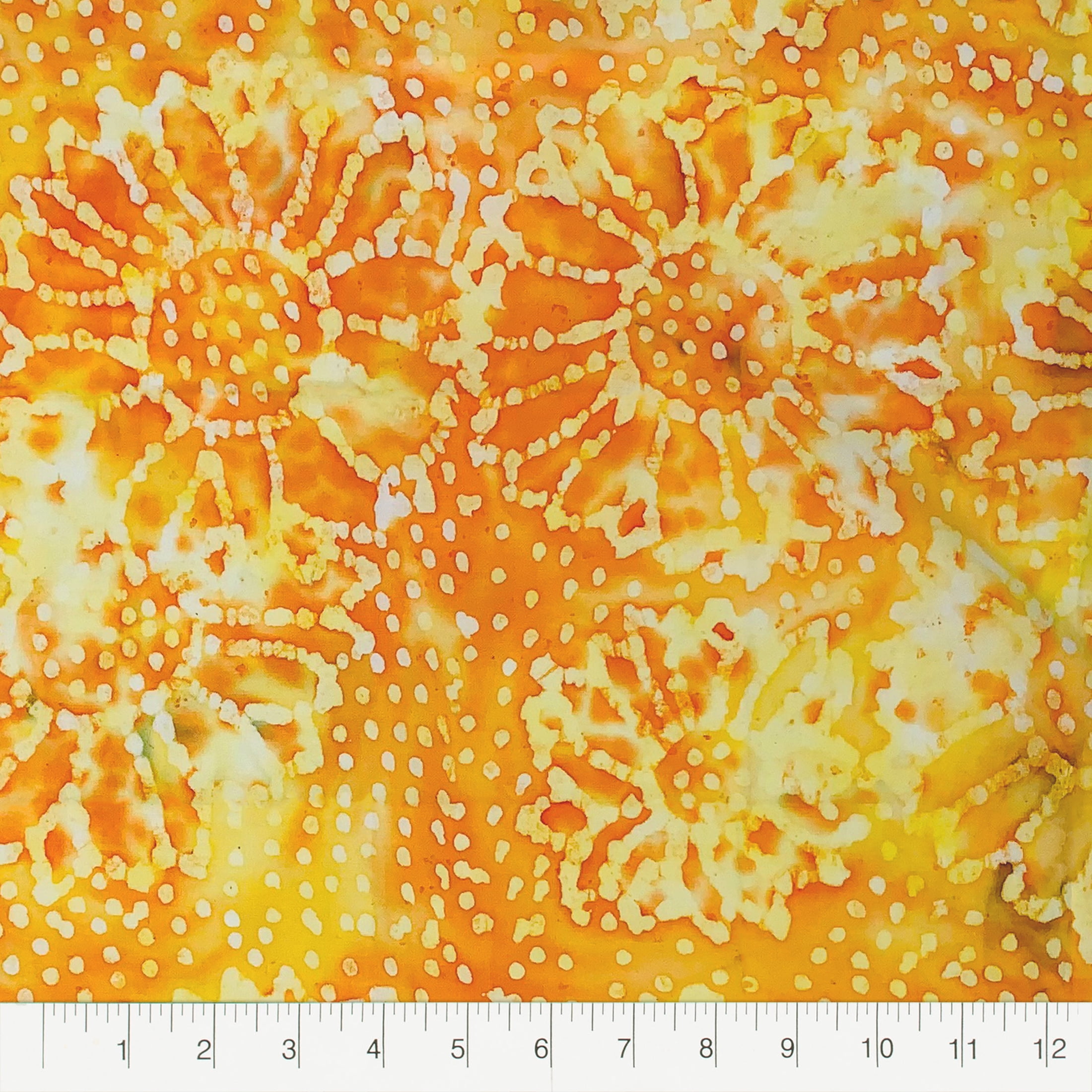 18” x 22” Hi Fashion Batik Bees on White Cotton Fabric Squares 42pc by Hi  Fashion