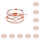 thumbnail image 1 of Pulseras de tela bohemia Minnieouse trenzada cómoda joyería decoración Bohemia creativa Naranja 10piezas, 1 of 6