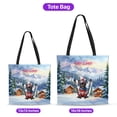 thumbnail image 5 of Hello Welcome Winter The Ski French Bulldog Snowy Day All Over Print 3D Canvas Tote Bag Dog Lover Gifts Reusable Handbag - 13013, 5 of 5