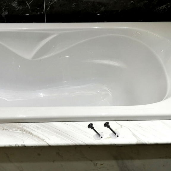 Tineasur 2Set Shower Valve Repair Kit Bathtub Faucet Diverter Black Sturdy Material Leak Proof with Cup Seal